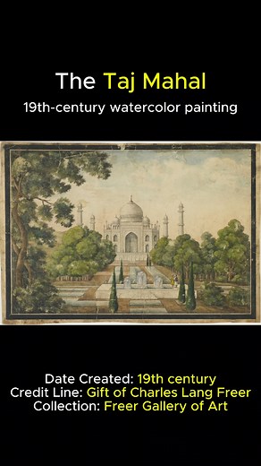 🌸 Timeless Beauty of the Taj Mahal 🌸 This delicate 19th-century watercolor painting captures the Taj Mahal, the crown jewel of Mughal architecture and a global symbol of love. 🏛️❤️ Created during the Mughal dynasty, this artwork reflects the breathtaking harmony and elegance of one of the world's most iconic monuments. ✨ 🎨 Collection: Freer Gallery of Art 📍 Location: India, Agra or Delhi #TajMahal #MughalEmpire #Heritage #ArtHistory #Watercolor #LoveEternal #Agra #WorldWonder | Mughal Unity