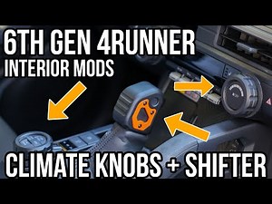 How to install Shifter Handle & Climate Knobs 6TH Gen 4Runner