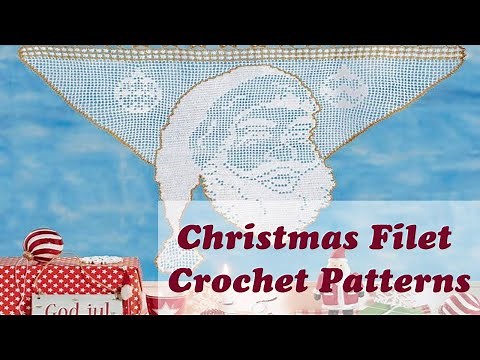 Christmas filet crochet patterns - Free Crochet Pattern