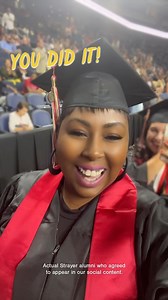 Excited to go through all your commencement clips from last month. We’re so proud of you, grads! 💙 | Strayer University