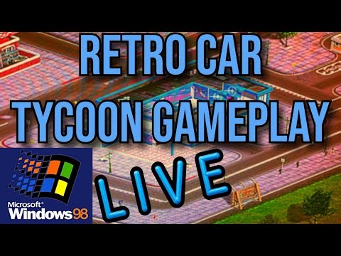 Casually Playing the hardest game I have ever installed on my Windows 98 computer: Car Tycoon!!!!