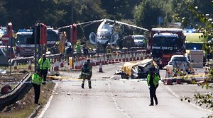 U.K. air-show jet crashes onto highway, kills people on the ground | CBC News