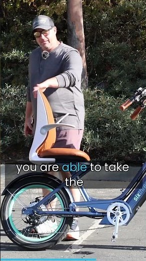 Spacious and Adjustable Ebike Seat with Removable Backrest