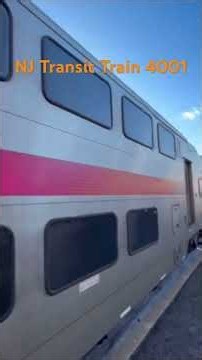 NJ Transit Train 4001! #train #nj #njtransit #shorts #commuterline #railroad #railway #locomotive