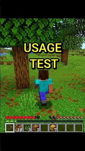 1 Pickaxe Vs 1000 Dirt Blocks Test #minecraft #minecraftshorts #shortsfeed