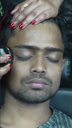 Chaitali's Awesome Head Massage With 2 ASMR Massage Tools #shorts