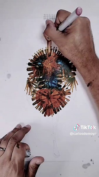 Ink mess and my copic markers in motion! So much fun 🙌🏼 #cdmsketches #FashionIllustration #Sketches #CopicMarkers #ink