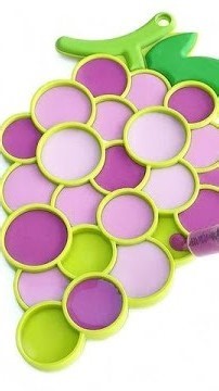Can the Crystal Grape Bubblies in the puppy world clean up nicely?