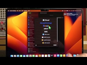 How To Add Internet Service Accounts On Macbook Air M2 2023