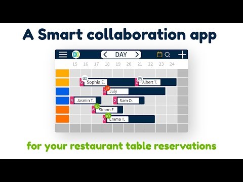 Table Planner - Restaurant Reservation Management App | by DreamDiner.io (ver0123F)