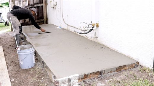 How to Make a Concrete Slab Like a Pro! #diyproject #asmr #concreteslab | DIY Creators