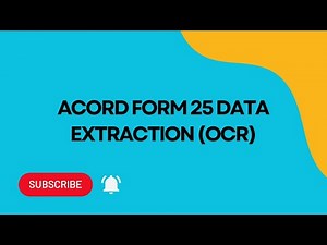 ACORD Form 25 Data Extraction (OCR)