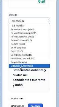Convertir Números a Letras en Segundos | Herramienta Gratis Online