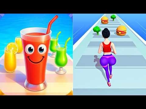 Twerk Race vs Juice Run – Crazy Fun Battle!