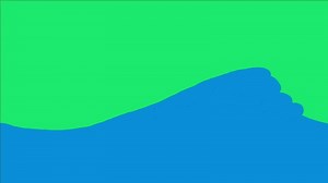 Download Wavy sea water cartoon animation for free