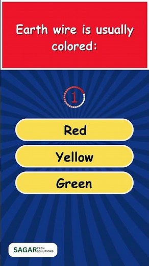 EP01 Earth wire is usually colored: