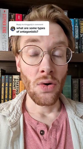 Replying to @kinggully What are some different types of antagonist? Here are 5. #writingtips #writertok #writingabook #booktok #antagonists