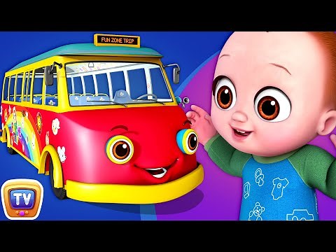 Wheels on the Bus Song - Baby Starts Crying + More ChuChu TV 3D Baby Nursery Rhymes and Kids Songs