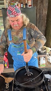 Making a delicious deer stew. Let it simmer! | Bruce Mitchell