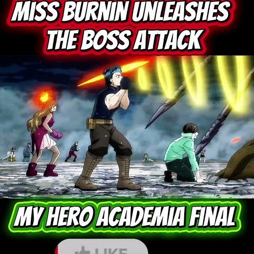 Miss Burnin unleashes the boss attack #anime #edit #amv #animeedit #mha