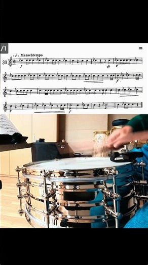 March Tempo. Snare Drum Solo. #snaredrum #snaredrumsolo