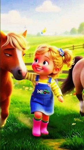 Two Little Horses🐴 Song for kids🤷 baby #kids #kidssongs #educational #fun #horse