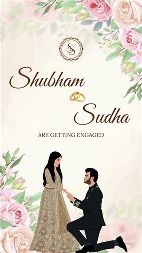 Ring Ceremony Invitation Video | Engagement Invitation Video | Whatsapp now + 91 9580274096