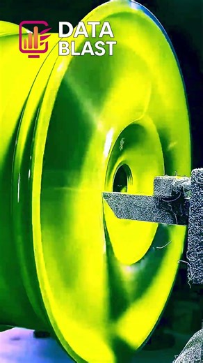 How Alloy Wheels Are Made Super Satisfying Process #shorts