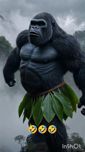 🤣🤣🔥🕺King Kong Belly Dance 😱 Jungle Mein Earth-Shaking Moves! 🦍🤣🤣#kingkong #gorilladance #bellydance