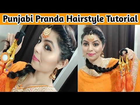 Punjabi Paranda Hairstyle tutorial || How to wear Paranda || Punjabi Look ||