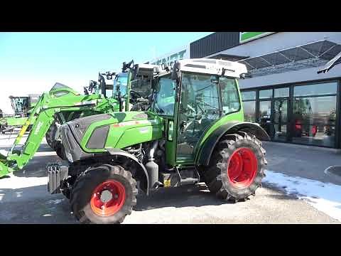 The FENDT 208F tractor 2021 exterior interior review