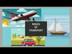 Modes of transport l Let's travel - EVS ,class 1,2,3,4,5 l