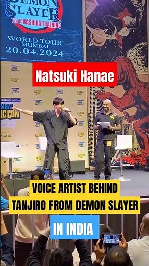 Natsuki Hanae VOICE ARTIST BEHIND TANJIRO FROM DEMON SLAYER IN INDIA #anime