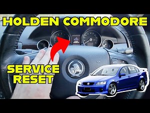 Holden VE Commodore Service Light Reset - How to Reset Holden VE Commodore Service Light - GUIDE