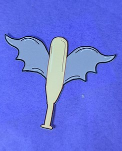 Bat Bat Vinyl Sticker - Etsy UK