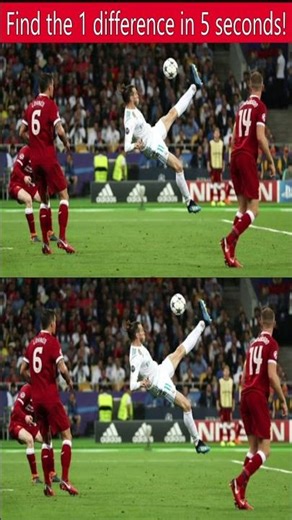 One Difference Separates These Bicycle Kicks #SpotTheDifference