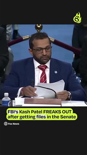 When FBI‘s Kash Patel gets nervous after seeing the very first page of Epstein files #je ##fbi##epstein##epsteinfiles##nervous