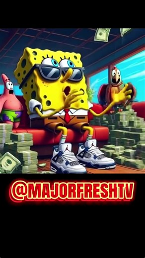 When SpongeBob hits the trap @SpongeBob