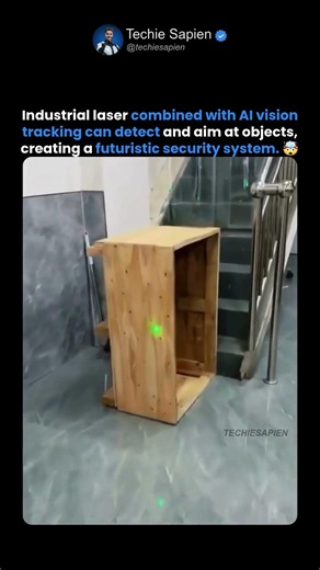 AI Laser Security System With Automatic Object Tracking Technology 🤯🔴