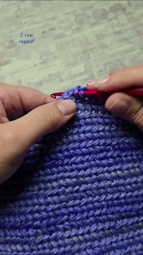 Herringbone Stitch 2 Row Repeat Crochet Pattern | Crochet Stitches #crochettutorial #easycrochet