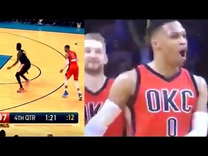 Russell Westbrook BREAKS Al-Farouq Aminu's Ankles with Crossover, Yells "Where He Goin'?!"