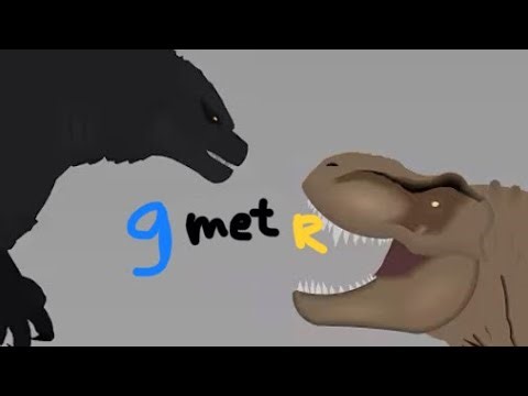 Godzilla Vs Rexy (Sticknodes animation) Jurassic park vs monsterverse