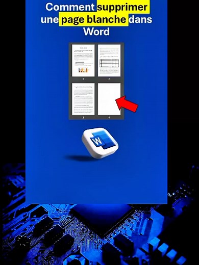 Supprimer une page vierge dans Microsoft Word