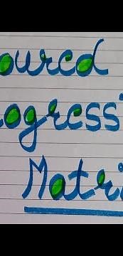 Coloured Progressive Matrices( psychologist test for measuring intelligence)