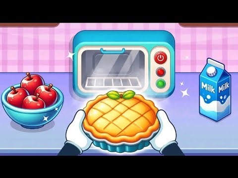 How to Make Pie 🧇🧇 Kitchen Set Diy Cooking Game । World Best Cooking Game । Animation । Fast Food ।।