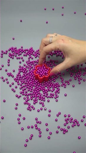 📿🟣Mesmerizing Beads: Reverse Visual!