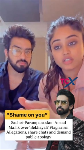 Sachet–Parampara took to Instagram earlier today to call out composer Amaal Mallik for claiming that the song Bekhayali was originally created for Sandeep Reddy Vanga’s Kabir Singh. The duo shared a detailed video stating that they had remained silent long enough and felt it was finally time to address the rumours. In their caption, they wrote, “Warning: This video could have been just 10 seconds long and still proven all the rumours false, but for our mental peace, exposing certain people was n