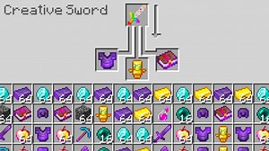 Minecraft UHC but I secretly used a CREATIVE MODE SWORD...