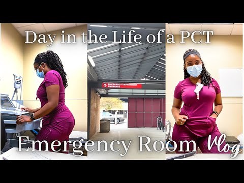 DAY IN THE LIFE OF A PATIENT CARE TECHNICIAN | EMERGENCY ROOM | FLOAT PCT/CNA