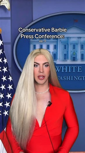 Barbie vs journalists pt. 3 🎀 #satire #parody #impressions #comedyreels #fyppage | Michael Pavano